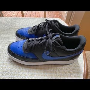 Mens Niki Court Vision Low -Black Royal - size 11